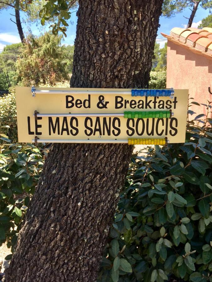 Domaine Le Mas Sans Soucis Bed and Breakfast Fayence Exterior foto